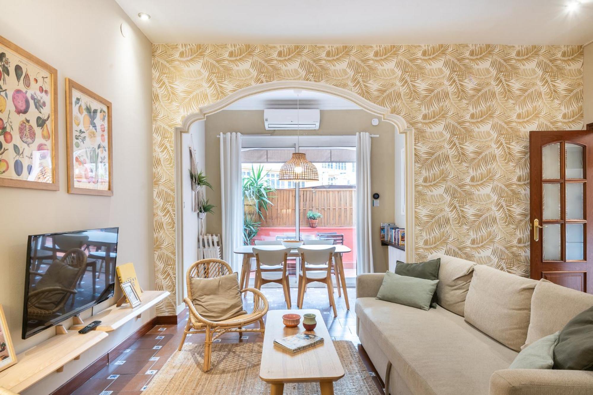 Spacious & Sunny Apt With Terrace In The City Center Barcellona Esterno foto