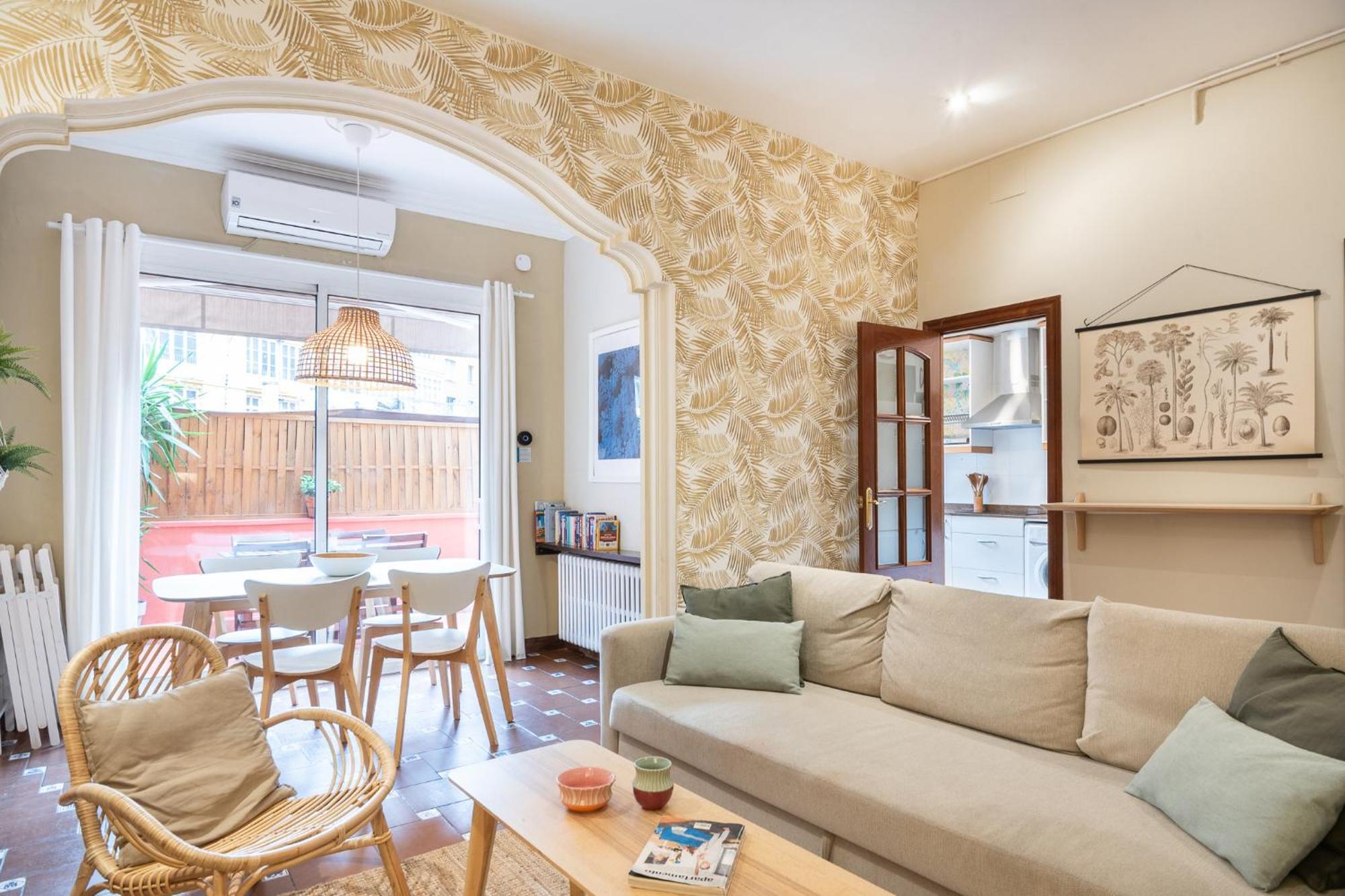 Spacious & Sunny Apt With Terrace In The City Center Barcellona Esterno foto